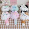 Cartoon Cat Soft Tail Plush Toy Pendant Soft Stuffed Cat Keyring  Children's Toys