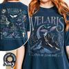 Velaris City of Starlight Two Sided Sweatshirt The Night Court Book Lover Sweater Long Sleeve Fleece Sweatshirt Y2K Streetwear