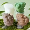 Cartoon Capybara Silicone Candle Mold DIY Aroma Candle Plaster Resin Mould Cute Animal Home Decoration Craft Handmade Soap Molds