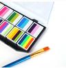 12-Color Patchwork Body Paint: Removable, Brush-Ready, Easy To Apply Halloween Stage Pigment