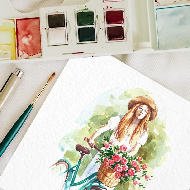 

Anupam Glare Watercolour Natural Shade Paper Book - Hardbound - Cold Press Paper - 225 Gsm (Square) Square белый