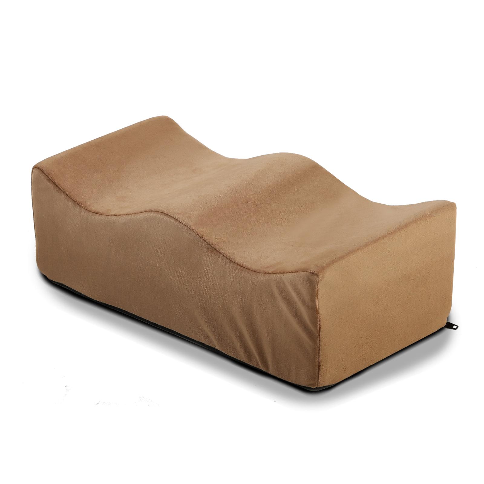 Pillows for Leg Ergonomic Leg Pillows Relax Relieve Down Leg Pressure for Sleeping Post-Surgery Pregnancy Back Pain Relief Gifts 425x20x10cm коричневый 1940₽
