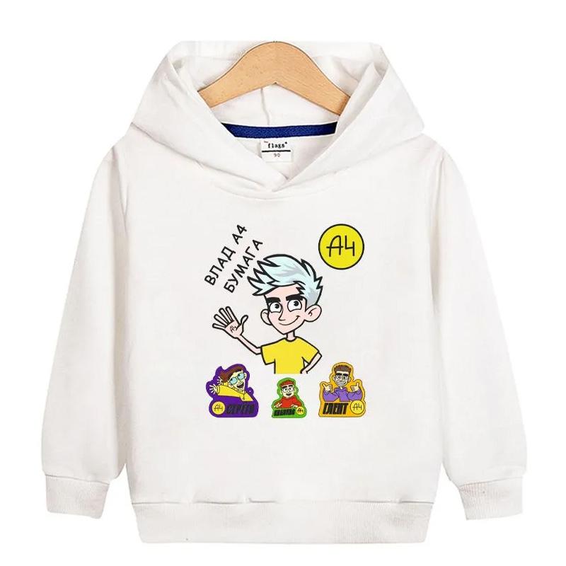 

Merch A4 boys girls hoodie pullover Cartoon Children hoodie teen Spring Autumn New Style 4 to14 y 160