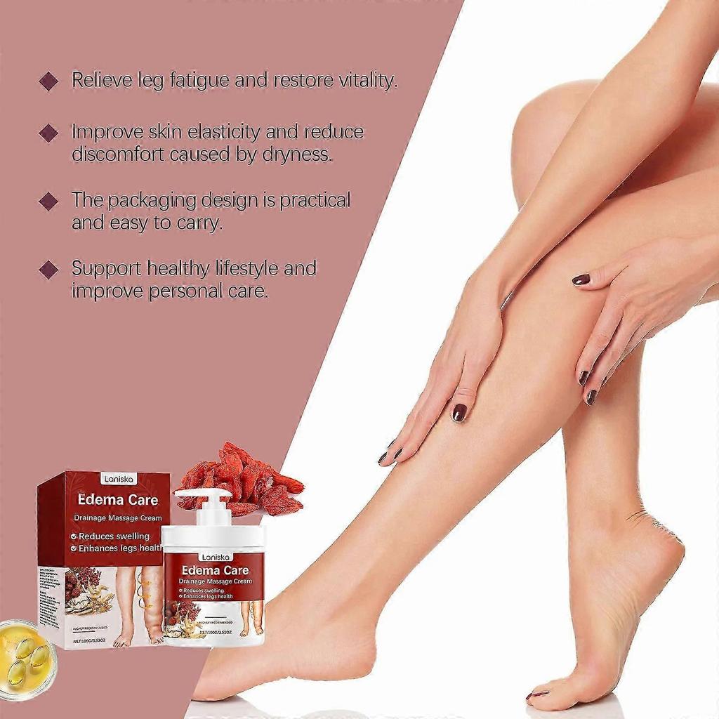 Laniska Leg Soothing Cream Gentle Care Leg Discomfort Daily Massage External Application Care Cream