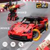 Remote Control Racing Car Building Kit, Compatible with Lego STEM Toys for Kids 2 in 1 Model Car Kit 425 PCS, Gifts Toys for Age 6-12 Years Old Kids