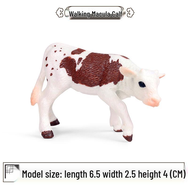 Kids' Cognitive Farm & Ranch Animal Models - Cow, Buffalo, Bison Desktop Toy Ornament