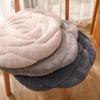 Rose Petal Plush Office Chair Cushion - Comfort for Long Sitting Sessions