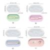 Jewelry Holder Organizers Making Silicone Mold Oval Tray Coaster Dish Plate Molds
