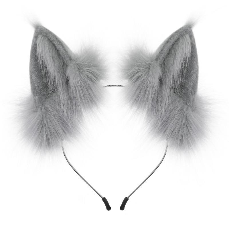 Halloween Cosplay Cat Ears Fox Plush Headwear Party Costume