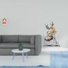 Resin Figurine Mother Clown Statue Collectible Sculpture Tabletop Ornament for Fireplace Bedroom