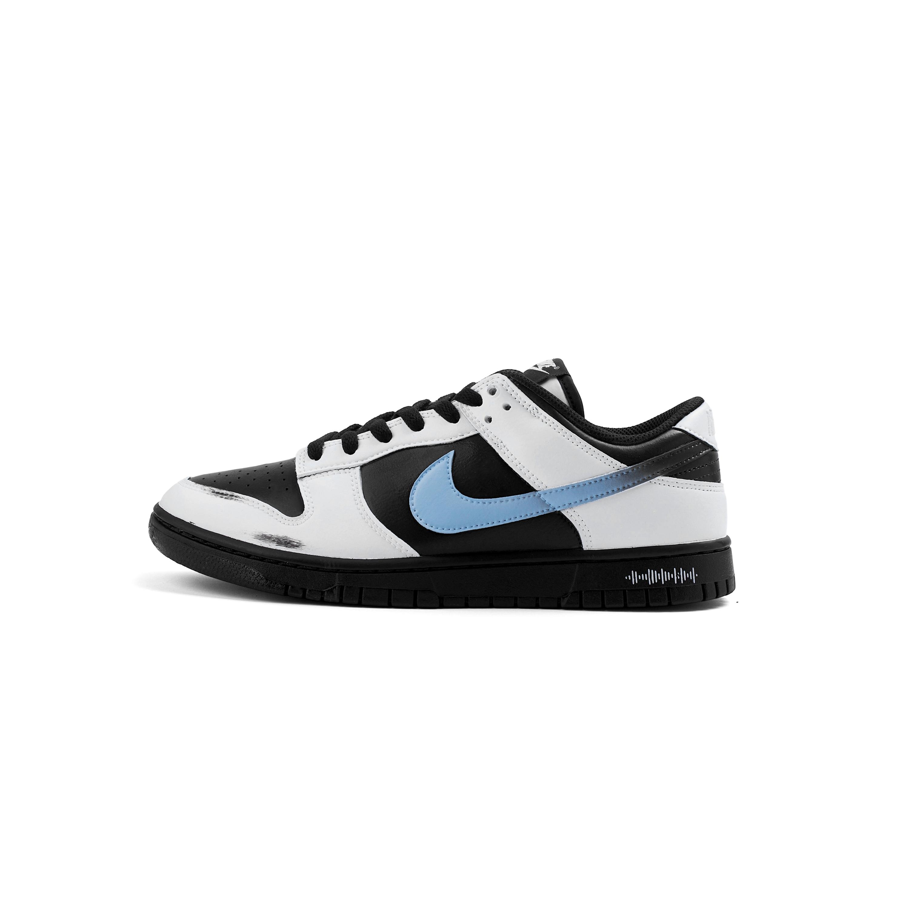 

Nike Dunk Synthetic Leather Abrasion Resistant Low top Skateboard Shoes Unisex Black HF5441-100(Team825-) 39