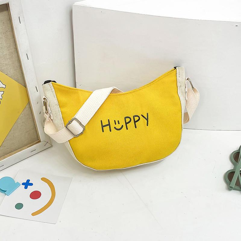 

Stylish Korean Fashionable Small Crossbody Bag For Kids With Breathable And Durable Canvas Design жёлтый