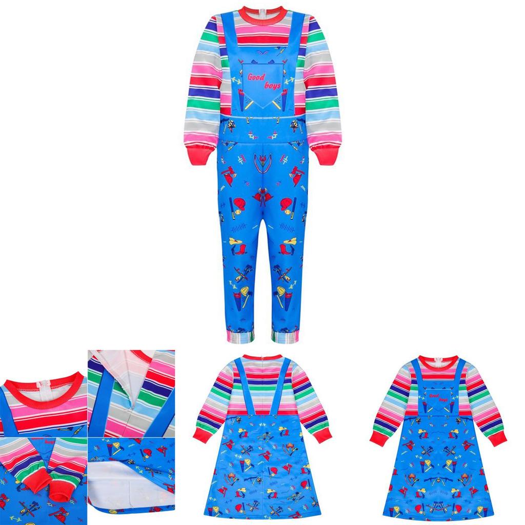 Entzückendes Child's Play Lizenzkostüm Chucky für Halloween Kinderkostüm