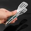 7/9/12 Inch Non-slip Food Tongs Stainless Steel BBQ Meat Salad Bread Clip Tong Barbecue Grill Buffet Clamp Kitchen Cooking Tools