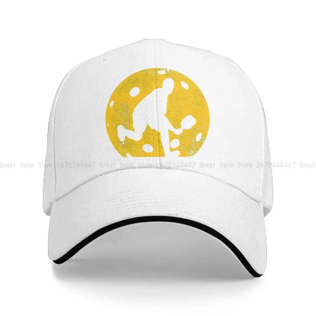 Summer Cap Sun Visor Player Silhouette Hip Hop Caps Pickleball Sports Cowboy Hat Peaked Hats