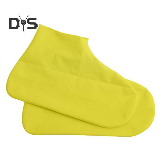 1 pár návleků na boty do deště Vodotěsné Zesílené Silikonové Lehké Skládací Provedení Snadno se Čistí Vysoká Elasticita Návlek na holínky