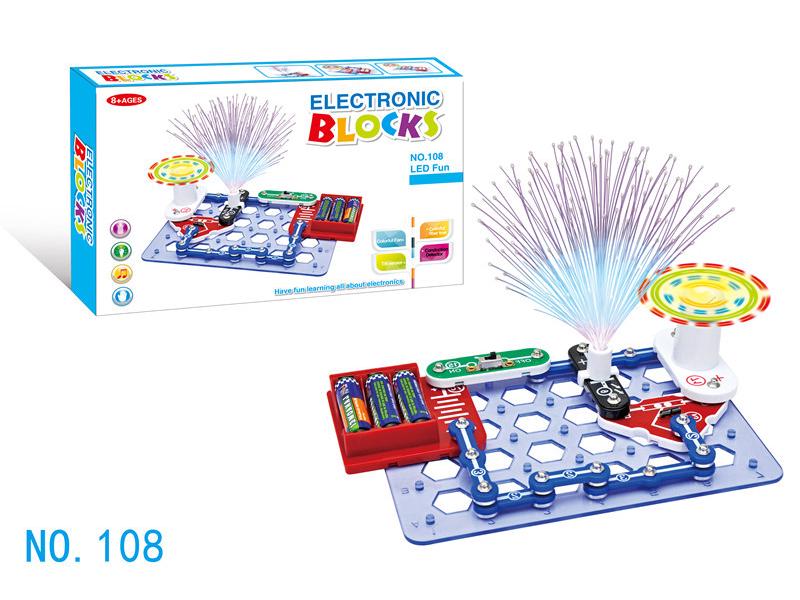 Blocuri electronice de construcție pentru copii Set de explorare laborator științific STEM