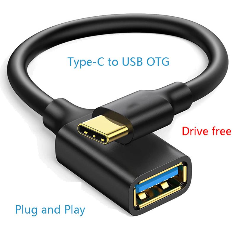 High Quality USB C To USB Adapter Type C OTG Extension Cable USB C Male To USB 2.0 A Female Cable Adapter For Phone Card Reader 3