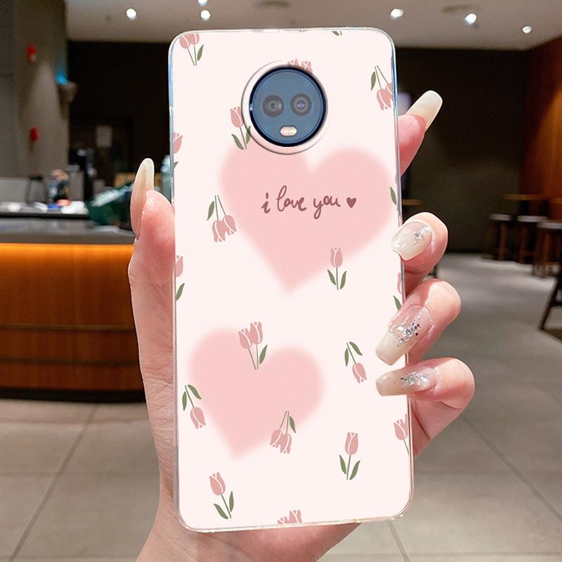 For Motorola Moto G6 Plus Case Clear Luxury Fashion Butterfly Flowers Soft Silicone Phone Cover for Motorola G6 Plus G6+ Casing