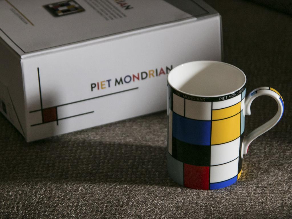 Porcelain Mug Piet Mondrian Composition A Modern Art Home