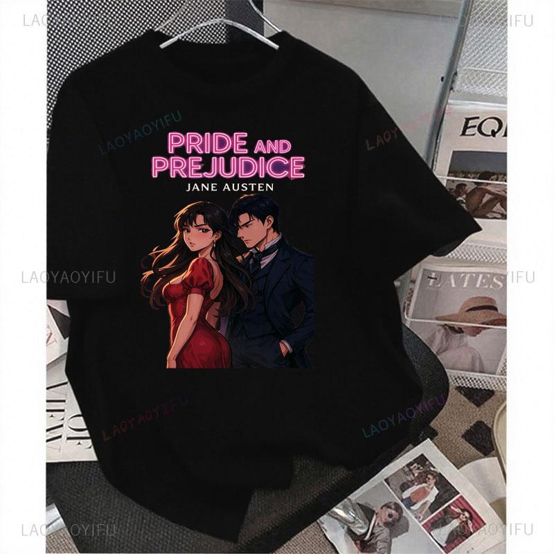 Pride And Prejudice T Shirt New Style Cotton Movie Camisetas Summer Graphic T Shirts Vintage Fashion Hot Selling Camisa Clothes