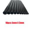 10pcs 2-10mm/0.5meter Carbon Fiber Hollow Tube Kite Model 2mm 2.5mm 3mm 4mm 5mm 6mm 7mm 8mm 9mm 10mm High Quality