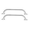 2PCS Marine Grab Handles 362mm Polished Stainless Steel Heavy Duty Boat Handle Handrail for Yatch