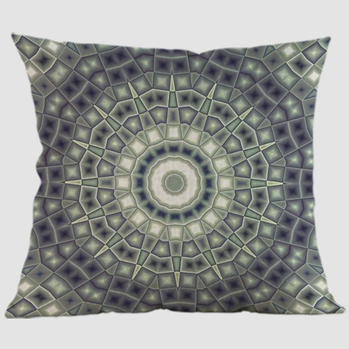 Thailand Decorative Cushion Cover Ethnic Buddism Meditation Floor Mat Bohemia Mandala Cotton Linen Throw Pillow Case Cojines