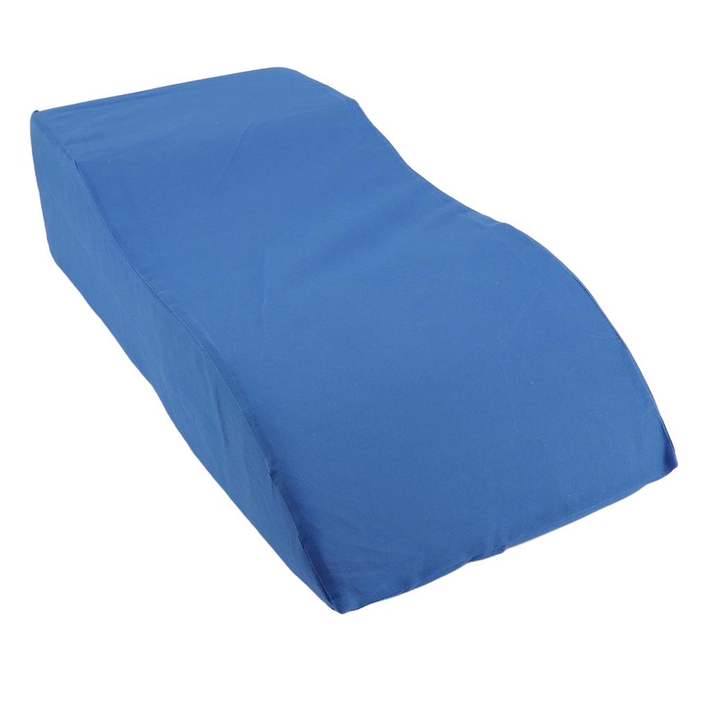 Leg Elevation Pillow S Shape Foam Elevated Leg Pillow for Rolling Over Discomfort Relief Blue