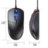 USB Wired Computer Mouse, Gaming Optical Mouse (for HomeBusinessOffice Work) Black Wired Computer Mouse (Compatible with LaptopsPCsComputersMac