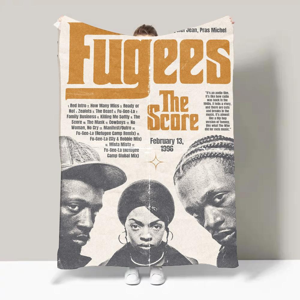 

Fugees Band The Score Blanket Design Lightweight For Dorms, Naps, Living Room, Office,Sofa,All-Season 30x40in