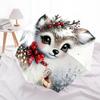 1pc Christmas Deer with Antlers Automatic Opening and Closing Folding - A Good Choice for Gifts, Fashionable and Convenient Umbrella With Cute Cartoon
