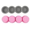 Vintage Round Floral Silicone Mold (4-Cavity)