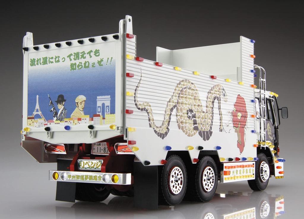 Aoshima Bunka Kyozaisha Value Deco Truck Serie SP Kunie Love Box Kunststoffmodell 1/32 (Tiefer Dump)