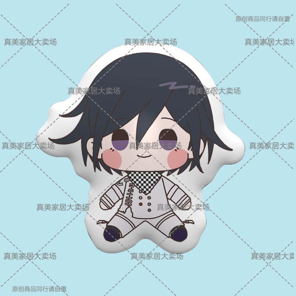 Danganronpa V3 Nanami ChiaKi Kokichi Oma Puppet Short Plush Idol Pillow Sofa Cushions Cosplay Cartoon Cotton Figure Nap Pillows