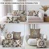 Geometric Flowers Cushions Pillowcase Printed Polyester 45X45Cm Throw Pillow Cover Decorative Sofa Cushion Pillowslip Home Decor
