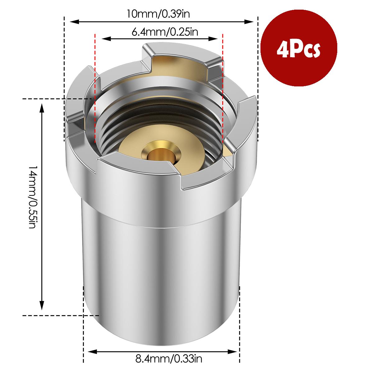 

4Pcs/8pcs Cartridge Magnetic Ring Adapter for 510 Thread Preheat Mod Magnetic Box Magnetic Ring Adapter Converter Connection 4pcs