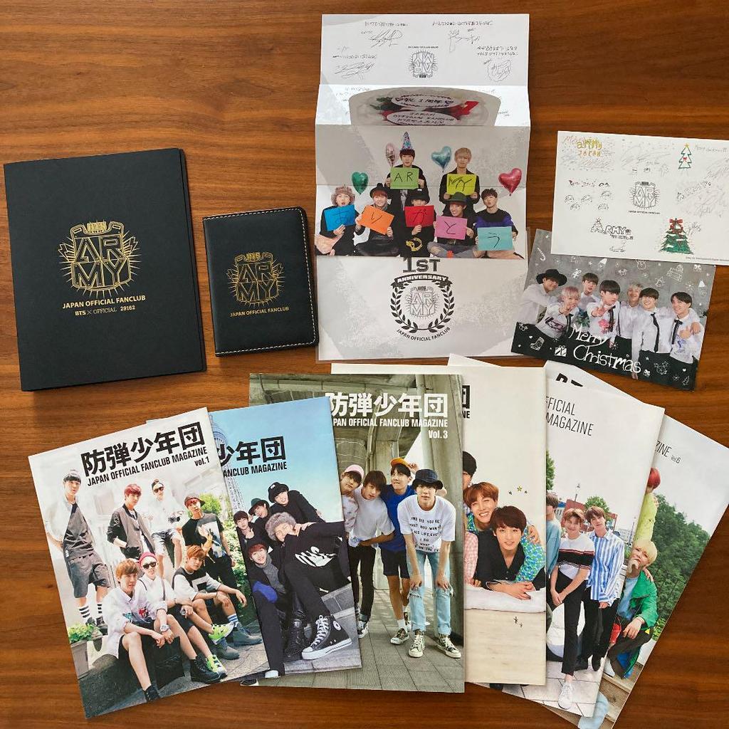 [USED] BTS Fan Club Magazine Vol. 1-6 Passport Case, Photo Case, Card