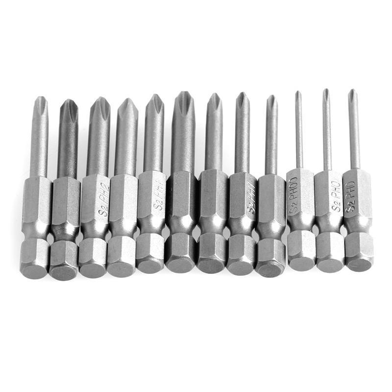 1//4 Inch Magnetic Angle Bits Driver Screwdriver Holder with Cross Phillips Screw