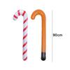 2/1 Stück Aufblasbare Weihnachtszuckerstangen Weihnachtsmannstock Ballons Outdoor Hängende Ornamente Weihnachten Navidad Party Dekoration Requisiten