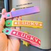 Trendy Lucky Rabbit Keychain Colorful Silicone Keyring For Birthdays And Celebrations