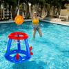5PCS Portable Inflatable Basketball Hoop Set for Swimming Pool Summer Beach Party Fun Water Game Outdoor Leisure Toy