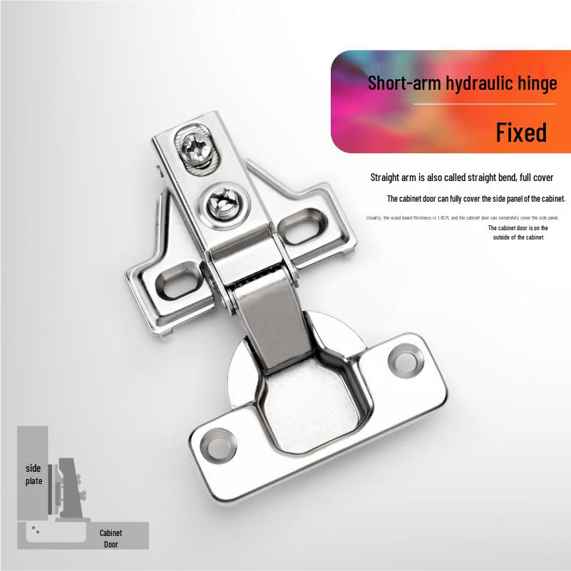 Yabaoli Hydraulic Cold Rolled Steel American Short Arm Cabinet Door Hinge with Damper