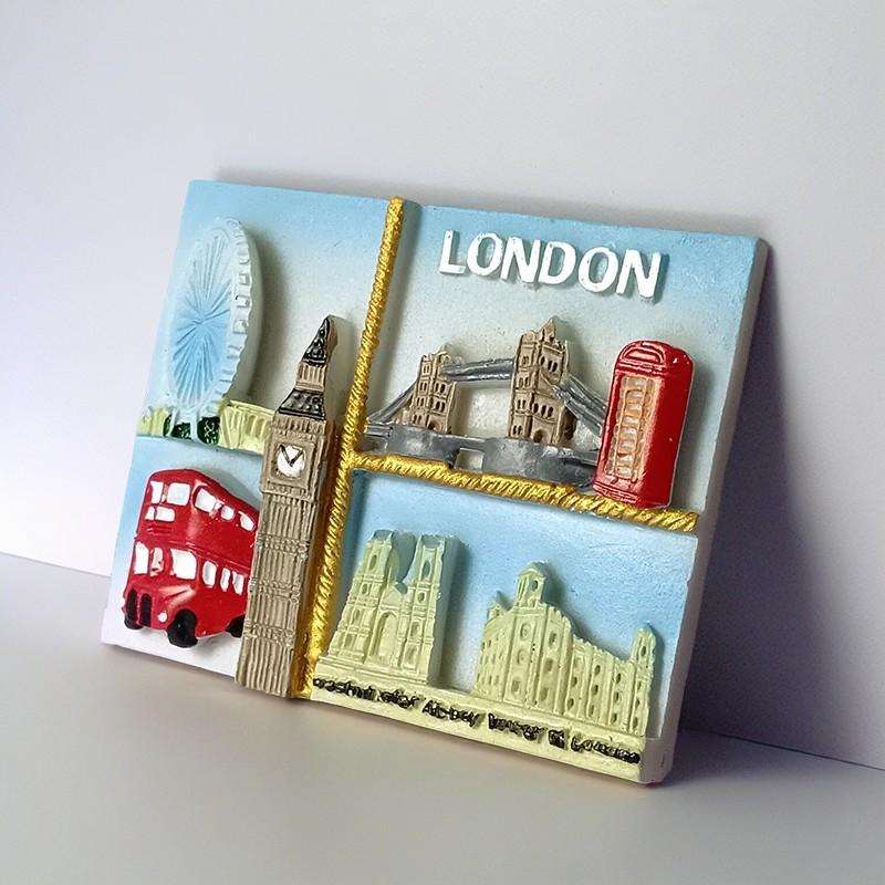 Europe  UK London 3D Refrigerator Stickers Fridge Magnets Tourist Attractions  Refrigerator Stickers Souvenirs London Handmade C