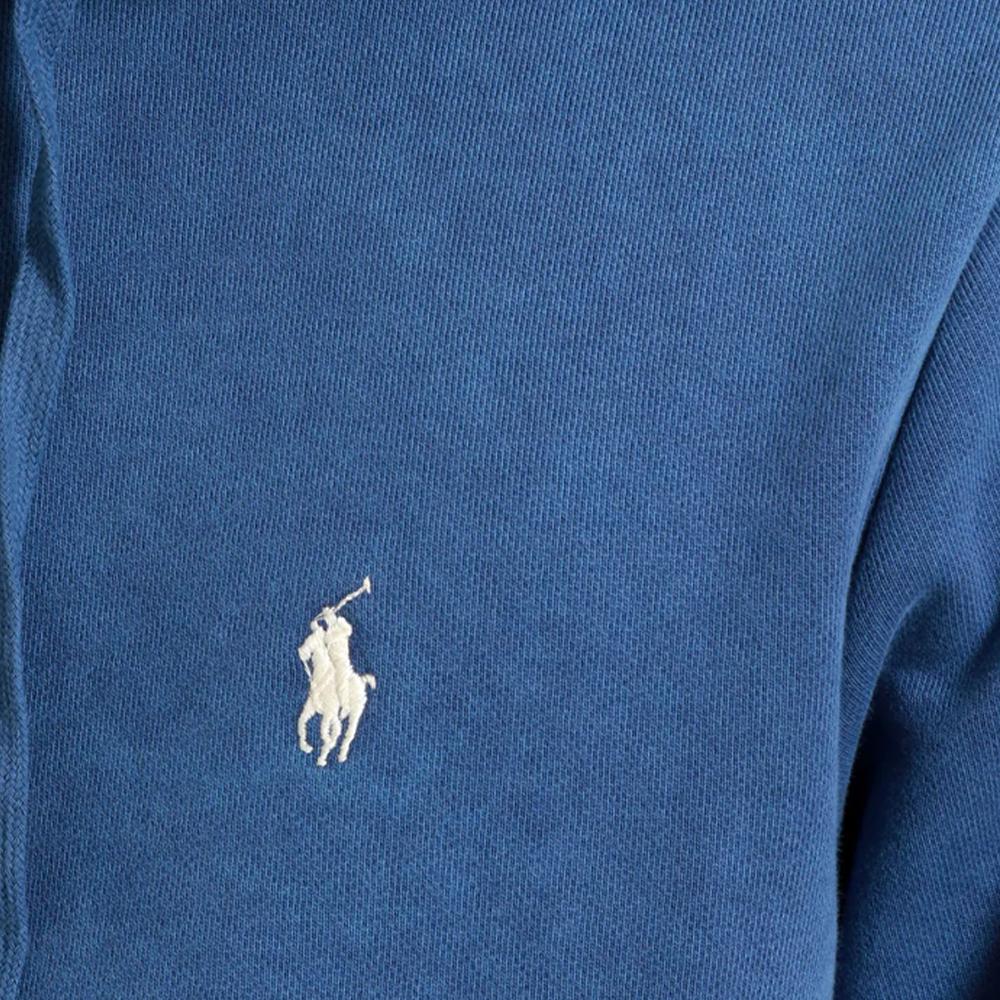 Polo Ralph Lauren Solid Color Hooded Long Sleeve Sweatshirt Men sweatshirt Blue 710916690-001