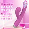 Rabbit Sucker G Spot Vibrator for Women 10 Powerful Modes Clit Vagina Stimulator Anal Plug Dildo Sex Toy Female Goods for Adults