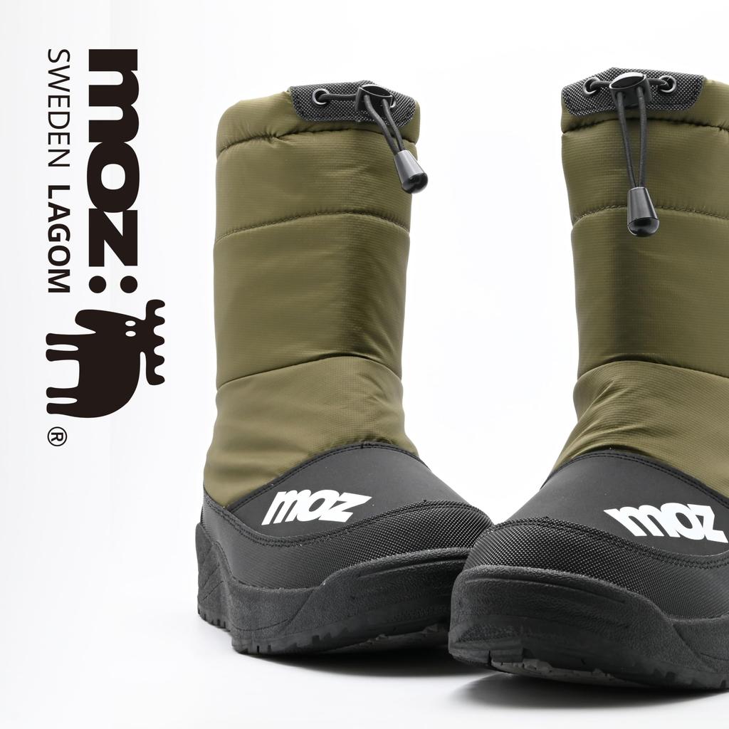 Mozu Long Snow Waterproof and Perfect for Fall and Winter with Urethane Fill and Fleece Size Size L Men's Boots, Non-Slip, Trekking, Water-Repellent