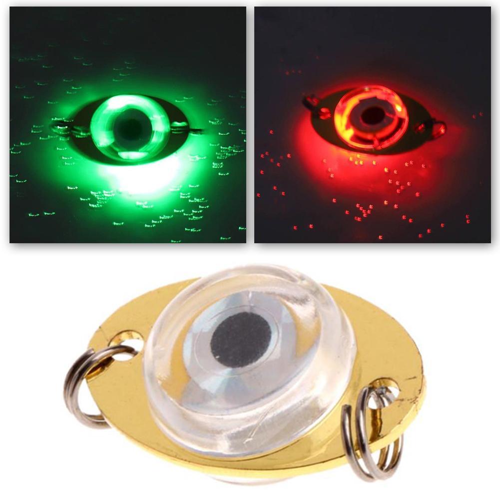 LED Underwater Fishing Lure Waterproof Flashing Night Fishing Light Eye Shaped Bait For Tuna Flounder Fishing Accessories HOT