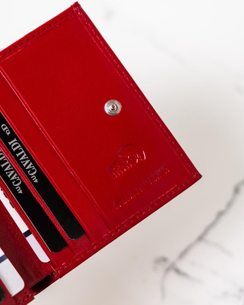 Women's leather wallet RD-AN01-GCL RED