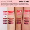6-color Crystal Head Tube Lip Gloss Nourishes Pearlescent Band Sparkling Lip Gloss Moisturizes Exfoliating Make Up Beauty Lips Care